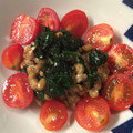 ベティ３'s cooksnap of when they made オカワカメと納豆のサラダ トマト添えて.