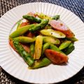 もふもふクロさん's cooksnap of when they made アスパラの粒マスタード炒め☆.