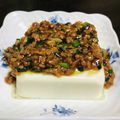 keihahaha's cooksnap of when they made ネギ、ニラと挽き肉のあんかけ豆腐.