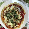 稀菜の料理教室♡'s cooksnap of when they made 簡単！薄力粉の手作りピザの生地！.