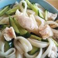 クックM5BHBH☆'s cooksnap of when they made 蒸し鶏ときゅうりのぶっかけうどん.