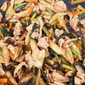 icewines's cooksnap of when they made 妊娠、授乳に！豚肉と小松菜のごまだれ炒め.
