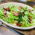 主夫の人's cooksnap of when they made ベーコンと水菜のパスタ.