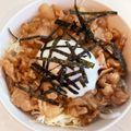 rin0418r24's cooksnap of when they made 温玉乗せ豚丼.