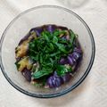 Akkers's cooksnap of when they made 簡単◆レンジ蒸し茄子の香味ピリ辛和え◆.