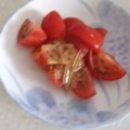 きらり流れ星's cooksnap of when they made なめ茸瓶詰めde トマト和え♪.