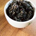 KUCCi's cooksnap of when they made ジュースの紫蘇も再利用☆赤紫蘇の佃煮♪.
