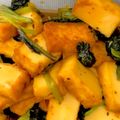 左官屋の奥さんです's cooksnap of when they made おふくろの味・厚揚げと小松菜の炒め煮.
