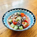 ねっちゃんっ's cooksnap of when they made トマトときゅうりのさっぱり和え♪.