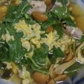 クックP0LA7J☆'s cooksnap of when they made モロヘイヤとシイタケの卵とじ和風スープ.