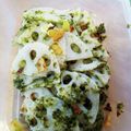 ひろ☆はる❇︎ママ's cooksnap of when they made 簡単おつまみ　蓮根の青海苔チーズ焼き.