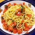 Okecchan's cooksnap of when they made さっぱり！トマトと大葉の冷たいパスタ.