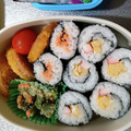 ぱんぽん's cooksnap of when they made 鮭とマヨネーズで海苔巻き☆お弁当.