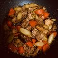 aoi415's cooksnap of when they made 豚肉とごぼうの甘辛煮.
