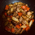 aoi415's cooksnap of when they made 豚肉とごぼうの甘辛煮.