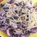 クックIK4DS8☆'s cooksnap of when they made すっぱ美味しい！サバ缶レモンパスタ.