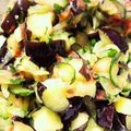 earth。's cooksnap of when they made 大量消費！茄子とキュウリの梅和え.