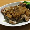daikanon's cooksnap of when they made ポークステーキたまねぎソース.