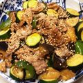わかなみママ's cooksnap of when they made ズッキーニとナスのコチュジャン炒め.