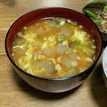 ｖあろなおｖ's cooksnap of when they made 和風☆トマトと大根のあっさり卵とじスープ.