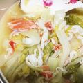 いちごスロータクシー's cooksnap of when they made 白菜とカニカマの餡かけ.
