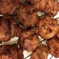 うめきち０２１１'s cooksnap of when they made 豚こま肉で子供が喜ぶ簡単唐揚げ.