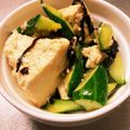 yama-chan's cooksnap of when they made *きゅうりと豆腐の塩昆布あえ*.