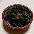 チコリママ's cooksnap of when they made 十六ささげの生姜醤油和え.