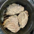 ♪ゆぴちゆ♪'s cooksnap of when they made ストウブで簡単！手作り燻製ベーコン.