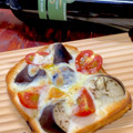 ルぴあ's cooksnap of when they made なすといえばコレ！なすとトマトのトースト.