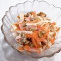こはる・▽・'s cooksnap of when they made 簡単ヘルシー☆大根と人参で紅白納豆サラダ.