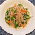プルンバゴ's cooksnap of when they made いつもあなたと もやし人参オクラのナムル.