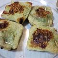 sinoaki's cooksnap of when they made 油揚げ袋でツナ納豆焼き.
