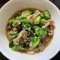 ＭＩ−ＳＡＮ's cooksnap of when they made オクラとしめじのおひたし.