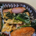 G_Yossan's cooksnap of when they made 魚肉ソーセージと小松菜のたまご炒め♪.