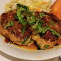 ☆☆マサミ☆☆'s cooksnap of when they made 豚挽き肉とニラと豆腐のつくねバーグ.