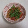 きらり流れ星's cooksnap of when they made 夏の色どり☆納豆.