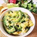 ゆるмαмα's cooksnap of when they made ゴーヤの卵炒めご飯（涼瓜煎蛋飯）.