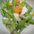 さやぞ～'s cooksnap of when they made モロッコいんげんと茹で卵の胡麻だれ和え.