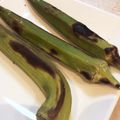 おさゆst's cooksnap of when they made おばけオクラ！焼くだけで旨味アップ！.