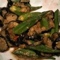 クックJEHJ9Y☆'s cooksnap of when they made ご飯が進む〜❢茄子とオクラの味噌炒め.
