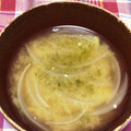 わたさな2016's cooksnap of when they made 新玉ねぎと青のりの味噌汁♪.