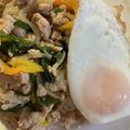 snow012's cooksnap of when they made ガパオ ライス　タイ料理 基本レシピ.