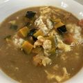 papikun's cooksnap of when they made リメイク★★和風♪カレー卵スープ☆☆.