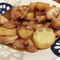 chiaki6118's cooksnap of when they made 簡単！鶏肉とじゃがいもの甘辛胡麻照り焼き.