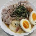 春巻きママ's cooksnap of when they made 豚しゃぶ&とろろのぶっかけそうめん♡.