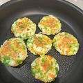 みーつー's cooksnap of when they made 【離乳食】はんぺんと野菜のおやき.