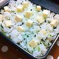 つつくみ's cooksnap of when they made ハマる味♥チーズと青菜のおにぎり☺.
