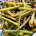 こずっぺ's cooksnap of when they made 実は美味しい！さつまいもの蔓のきんぴら.