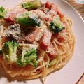 ゴーゴーきむち's cooksnap of when they made 厚切りベーコンとブロッコリーのパスタ.